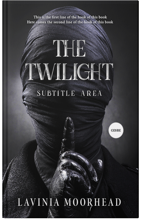 Front view of Premade Horror Book Cover - Woodsmoke