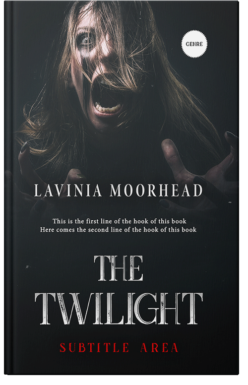 Front view of Premade Horror Book Cover - Woodsmoke