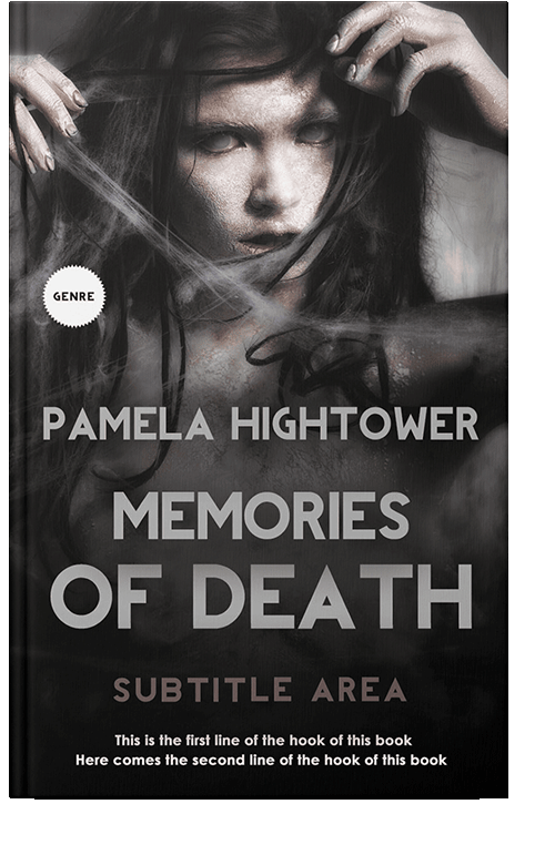 Front view of Cod Gray #5845 - Premade Horror Book Cover