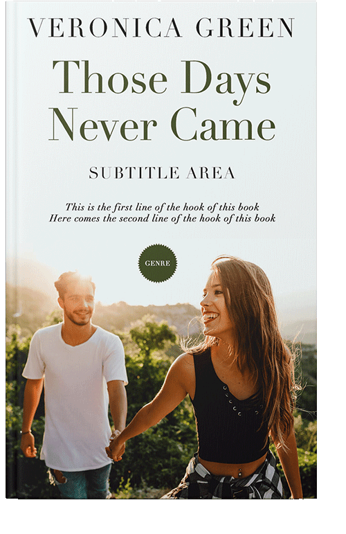 Front view of Gray Nurse #5851 - Premade Romance Book Cover