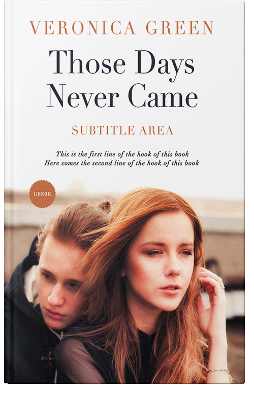 Front view of Premade Romance Book Cover - My Pink