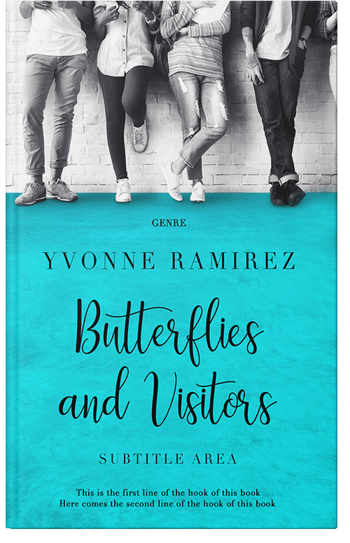 Front view of Premade Teen & Young Adult Book Cover - Iron