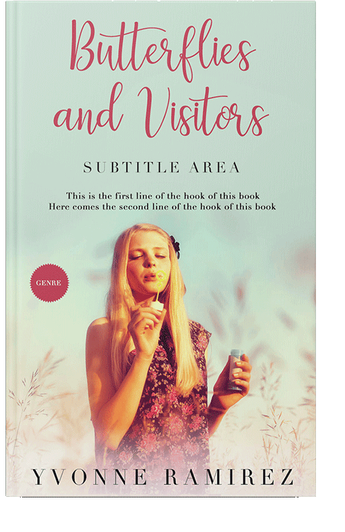 Front view of Periglacial Blue #5866 - Premade Teen & Young Adult Book Cover