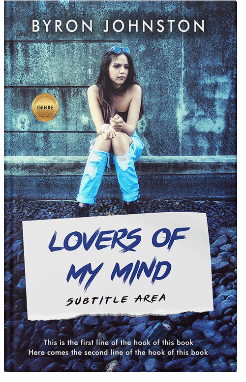 Front view of Gray Nurse #5868 - Premade Teen & Young Adult Book Cover