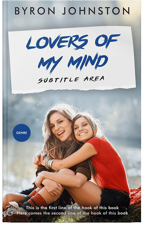 Front view of Quill Gray #5877 - Premade Teen & Young Adult Book Cover