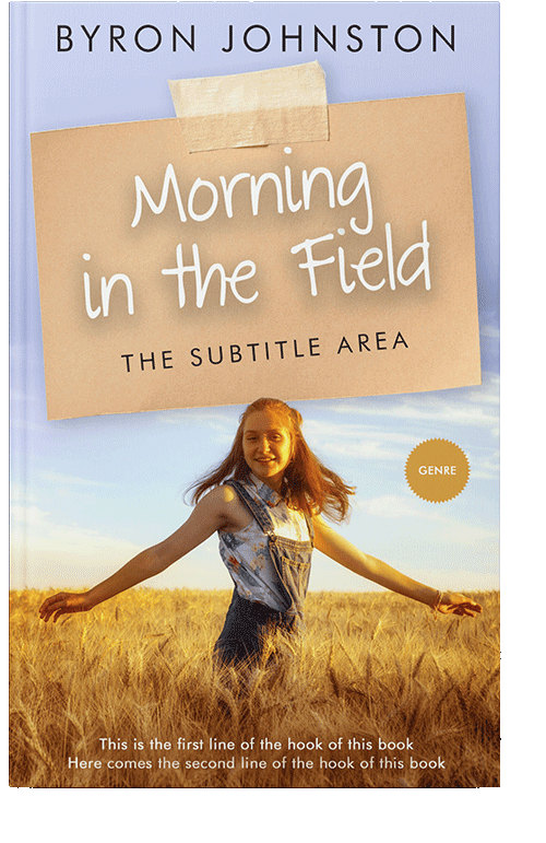 Front view of Gold Sand #5878 - Premade Teen & Young Adult Book Cover