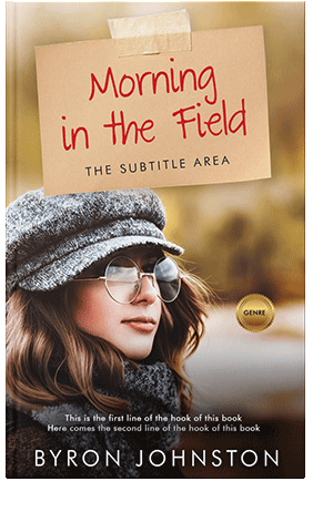 Pre Made Book Cover Tan