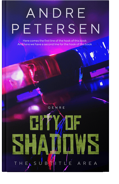 Front view of Fuchsia Pink #6000 - Premade Mystery & Thriller & Suspense Book Cover