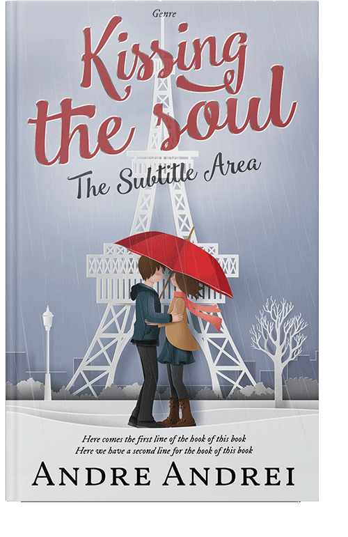 Front view of Ghost #6021 - Premade Romance Book Cover