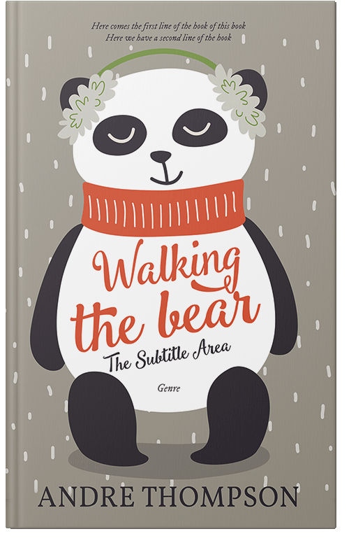 Front view of Premade Children's Book Cover - Napa