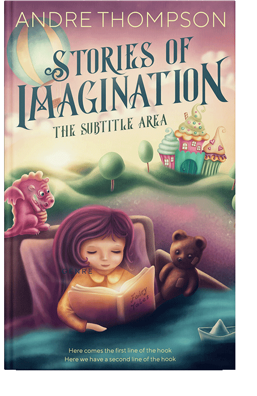 Front view of Cameo #6034 - Premade Fantasy Book Cover