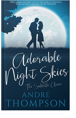 Pre Made Book Cover Blue Whale