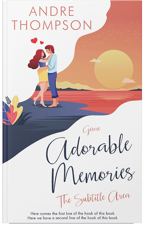 Front view of Fiord #6043 - Premade Romance Book Cover