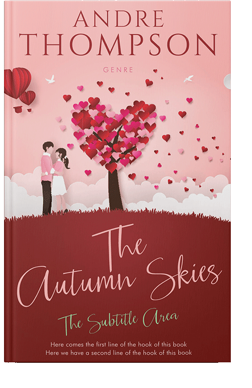 Front view of Mandys Pink #6045 - Premade Romance Book Cover