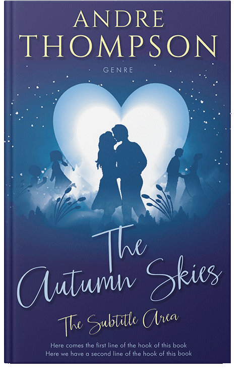 Front view of Astronaut #6046 - Premade Romance Book Cover