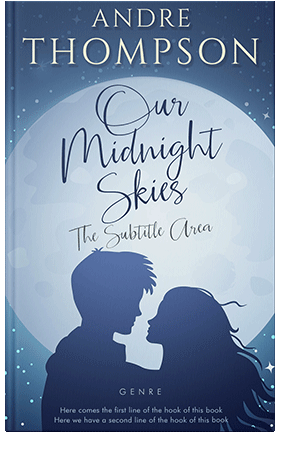 Pre Made Book Cover Jagged Ice