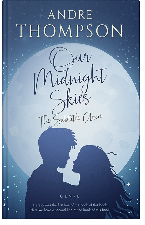 Front view of Jagged Ice #6048 - Premade Romance Book Cover