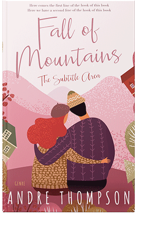 Pre Made Book Cover Taupe