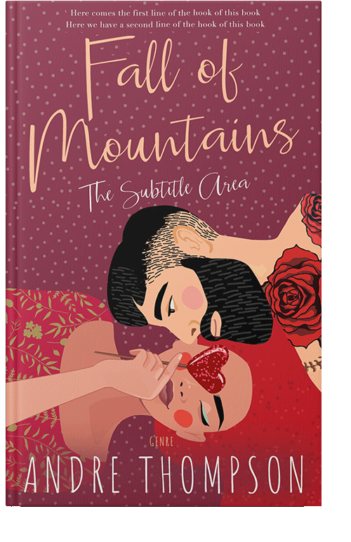 Front view of Stiletto #6053 - Premade Romance Book Cover