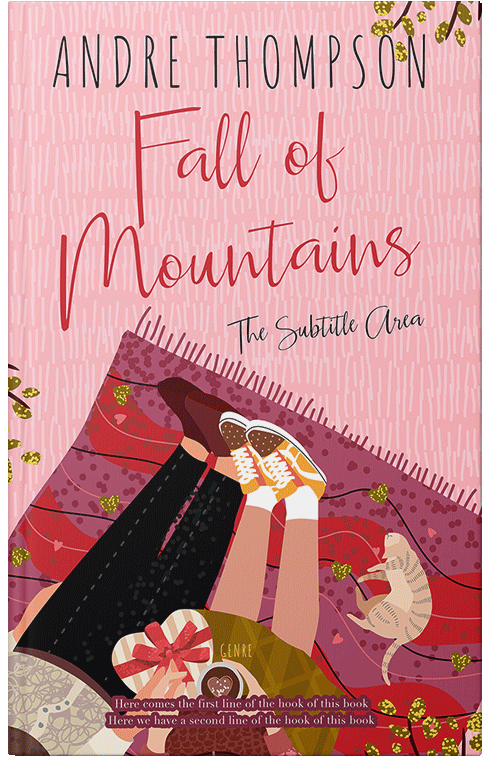 Front view of Azalea #6054 - Premade Romance Book Cover