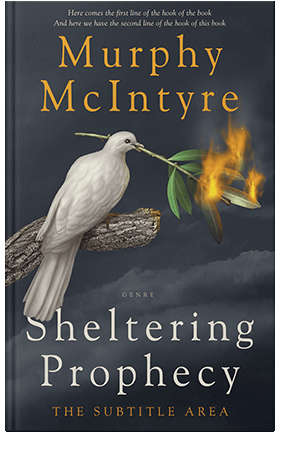 Pre Made Book Cover Outer Space