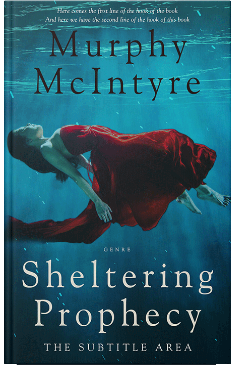 Front view of Teal Blue #6110 - Premade Mystery & Thriller & Suspense Book Cover