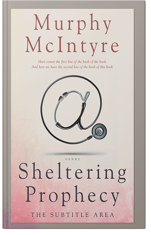 Front view of Bizarre #6111 - Premade Medical Book Cover