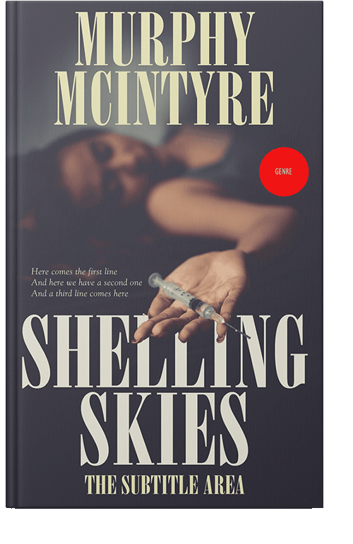 Front view of Ship Gray #6122 - Premade Mystery & Thriller & Suspense Book Cover