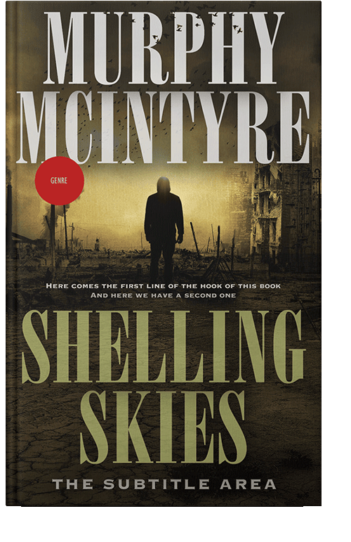 Front view of Yuma #6128 - Premade Apocalyptica Book Cover