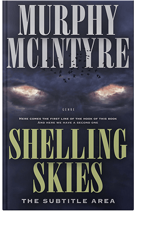 Pre Made Book Cover Foggy Gray