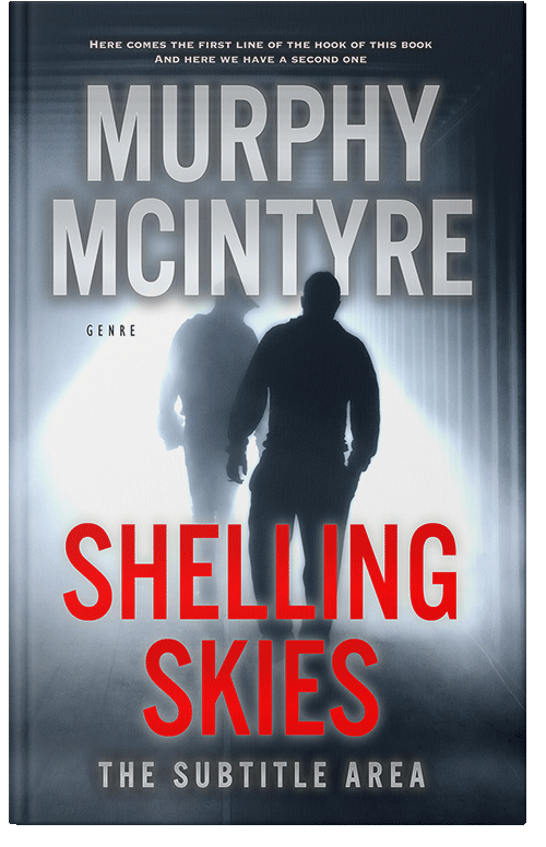 Front view of Premade Mystery & Thriller & Suspense Book Cover - Limed Spruce