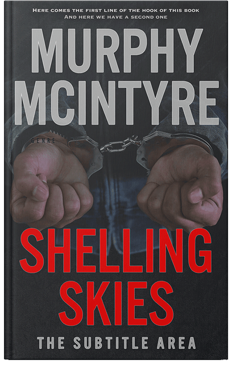 Front view of Shark #6133 - Premade Mystery & Thriller & Suspense Book Cover