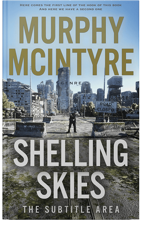 Front view of Heather #6142 - Premade Apocalyptica Book Cover