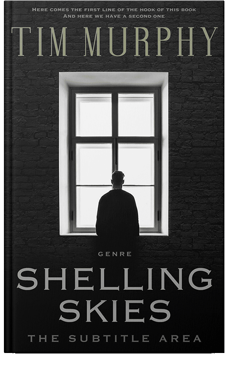 Front view of Cod Gray #6143 - Premade Mystery & Thriller & Suspense Book Cover