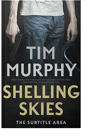 Pre Made Book Cover Foggy Gray