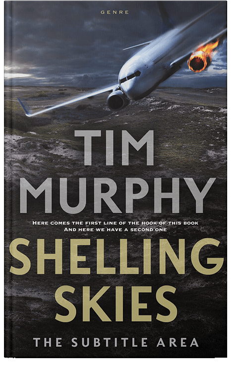 Front view of Shark #6152 - Premade Mystery & Thriller & Suspense Book Cover