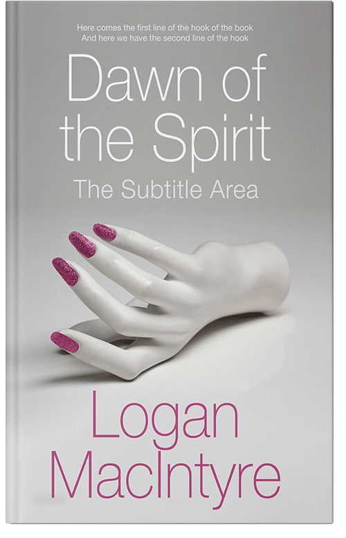 Front view of Cloud #6166 - Premade Abstract Book Cover