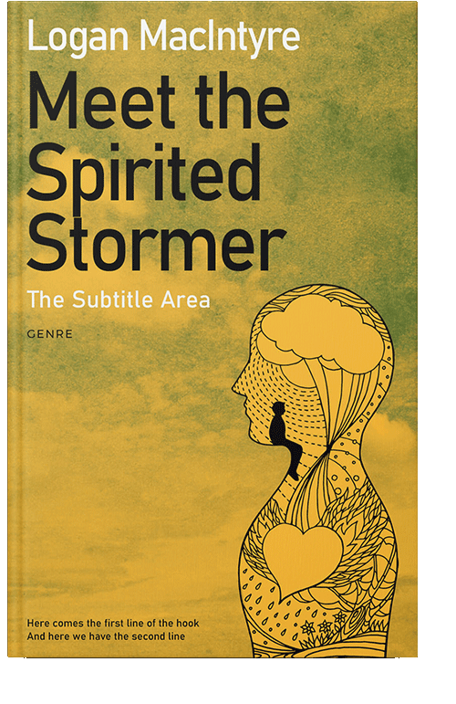 Front view of Old Gold #6173 - Premade Self-Improvement & Self-Help Book Cover