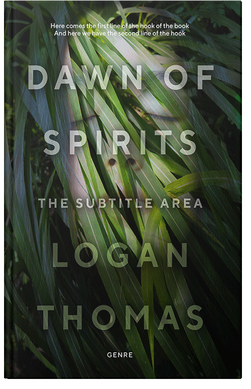 Front view of Premade Mystery & Thriller & Suspense Book Cover - Hunter Green