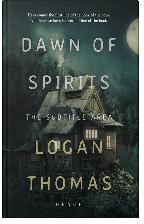 Front view of Premade Fantasy Book Cover - Outer Space