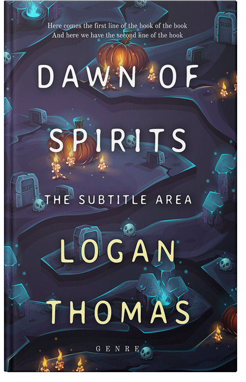 Front view of Premade Children's Book Cover - Ebony Clay