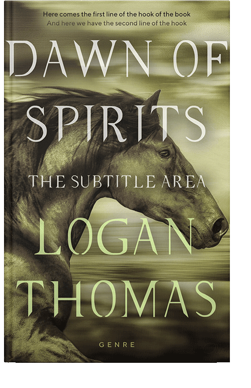 Front view of Judge Gray #6195 - Premade Action & Adventure Book Cover