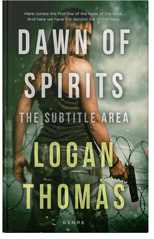 Front view of Premade Mystery & Thriller & Suspense Book Cover - Chino