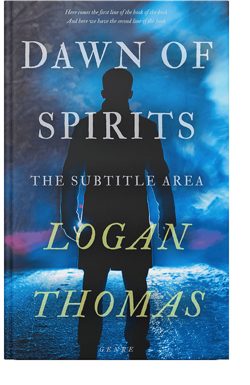 Front view of Cloud Burst #6199 - Premade Mystery & Thriller & Suspense Book Cover