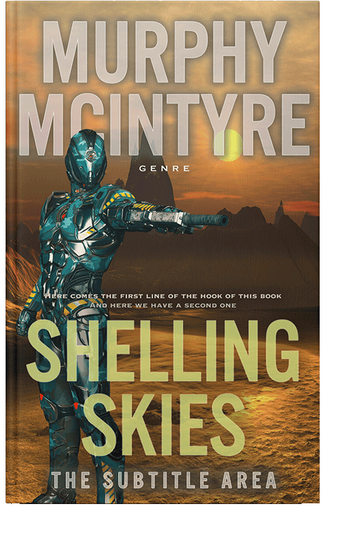 Front view of Driftwood #6218 - Premade Science Fiction Book Cover