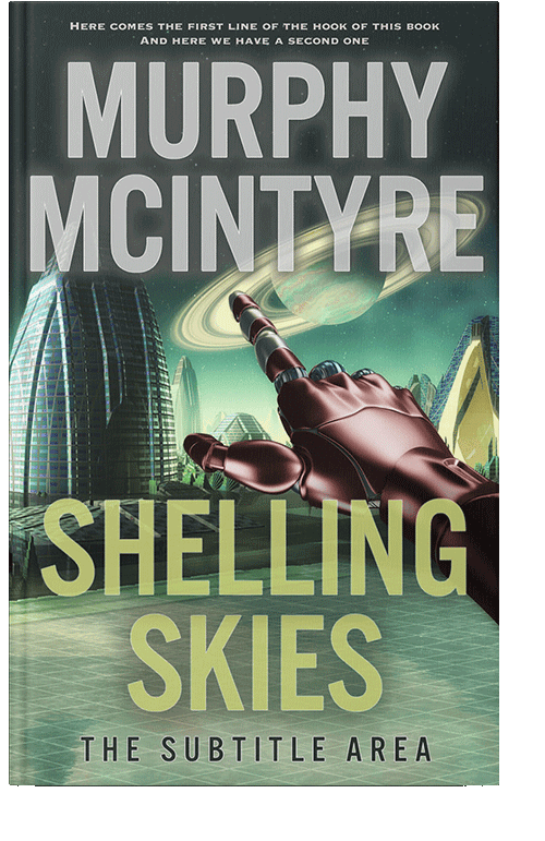 Front view of Outer Space #6219 - Premade Science Fiction Book Cover