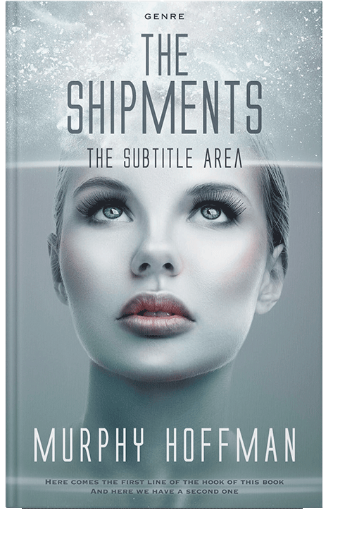 Front view of Hit Gray #6237 - Premade Science Fiction Book Cover