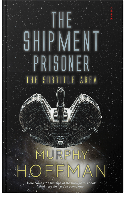 Front view of Cod Gray #6240 - Premade Science Fiction Book Cover