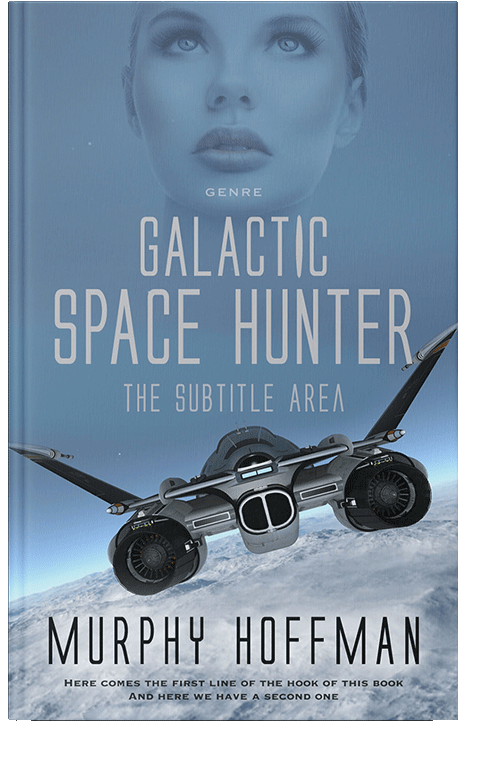 Front view of Hoki #6241 - Premade Science Fiction Book Cover