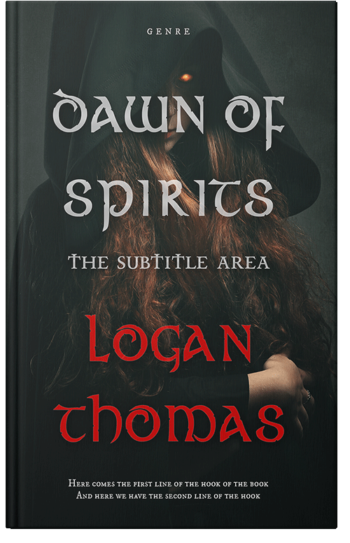 Front view of Premade Fantasy Book Cover - Heavy Metal